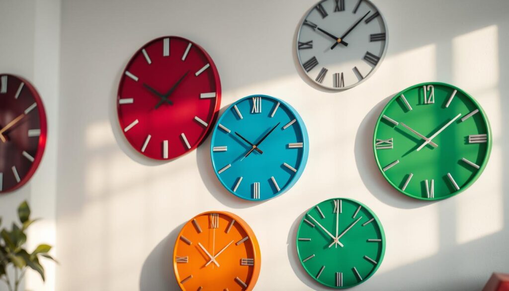 Farbtrends für Wanduhren 2025